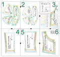 Patron de couture pdf à télécharger pour Bustier - XS/L - NUMBER ONE, format A4/A0/US Letter, inclus marges de couture, niveaux expert.