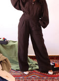 Patron de couture pdf à télécharger - CALI PANTALON-taille de 30 à 58 EU, pantalon élégant et moderne avec plis et poches latérales.