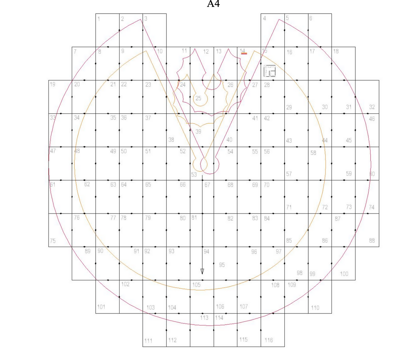 Plan PDF du patron de couture pour Cape de vampire pour Halloween, format A4, téléchargeable, tailles enfant et adulte.