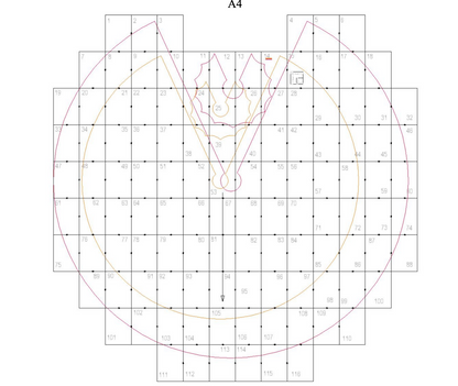 Plan PDF du patron de couture pour Cape de vampire pour Halloween, format A4, téléchargeable, tailles enfant et adulte.