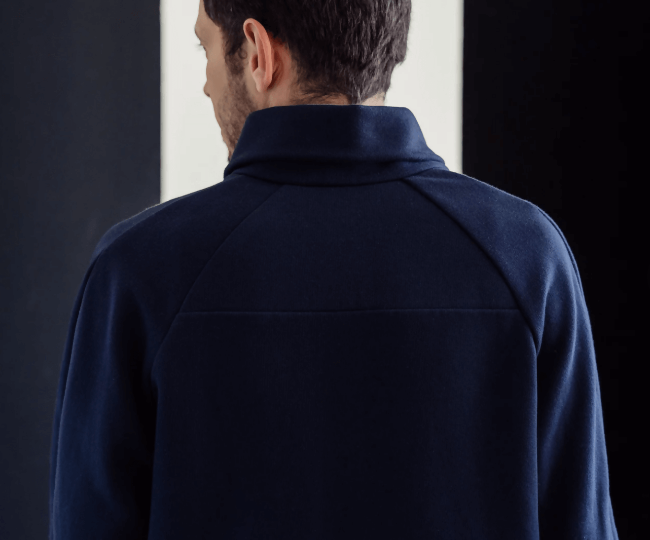 Vue arrière du patron de couture pdf à télécharger Cardigan - S/XXL - JAMES, niveau intermédiaire, tailles S à XXL, format A4/A0/US letter.