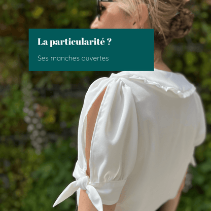 Manches ouvertes de la Chemise Eyra | Taille 32 à 52, avec patrons de couture pdf à télécharger