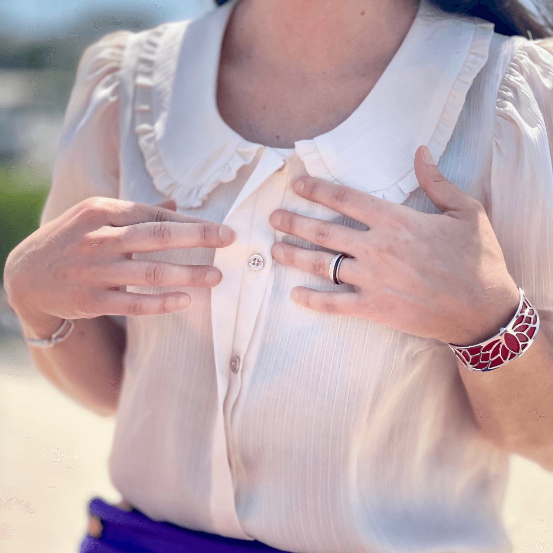 Chemise Eyra | Taille 32 à 52, avec manches bouffantes et patte de boutonnage cachée, patron de couture pdf à télécharger