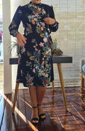 Chemisier / Robe Aphrodite - modèle floral élégant, patron de couture pdf à télécharger.
