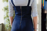 Combinaison - XS/XL - Lady Moderna, patron de couture pdf à télécharger, vue arrière mettant en valeur les détails du dos et la fermeture éclair.