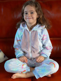 Combinaison/Surpyjama PAPILLOTE pour enfant, parfait pour l'hiver, patron de couture pdf à télécharger, confortable et cocooning.