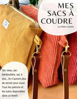 Ebook Mes sacs à coudre avec patron de couture pdf à télécharger - modèles de sacs exposés en tissu coloré.