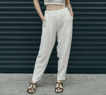 Femme portant un Ensemble pantalon et haut pour femme - XXS/XL - SIMPLY SOPHISTICATED, patron de couture pdf à télécharger.