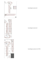 Patron de couture LUNA top- 15 taille de 30 à 58 EU en PDF à télécharger, options pour assemblage A0, A4, et US LETTER.