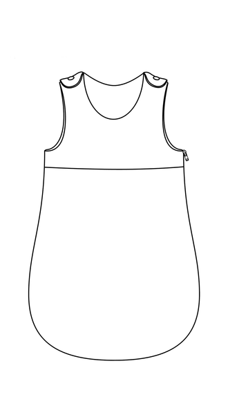 La Gigoteuse Classique, patron de couture pdf à télécharger, gigoteuse pour bébé et enfant en 4 tailles avec livret explicatif inclus.