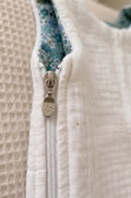 Détail du zip sur La Gigoteuse Classique, patron de couture PDF à télécharger, tailles 0-36 mois.