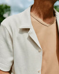 La (sur)chemise Cool du 38 au 54 en jersey avec col ouvert et manches courtes, parfait pour un look décontracté.