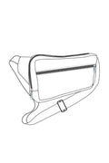 Schéma du Sac Banane Abondance, patron de couture PDF à télécharger pour enfant, adulte, et XXL, 3 tailles incluses.