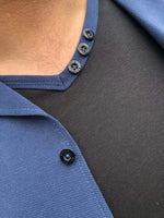 Le T-shirt Raoul du 38 au 54 avec col V et boutons, patron pdf à télécharger pour hommes.