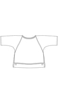 Le Tablier - patron de couture PDF à télécharger pour enfants, idéal pour activités salissantes, deux tailles disponibles.