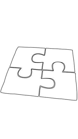 Le Tapis Puzzle - patron de couture pdf à télécharger pour bébé, tapis d'éveil en puzzle, salle de jeu personnalisée.