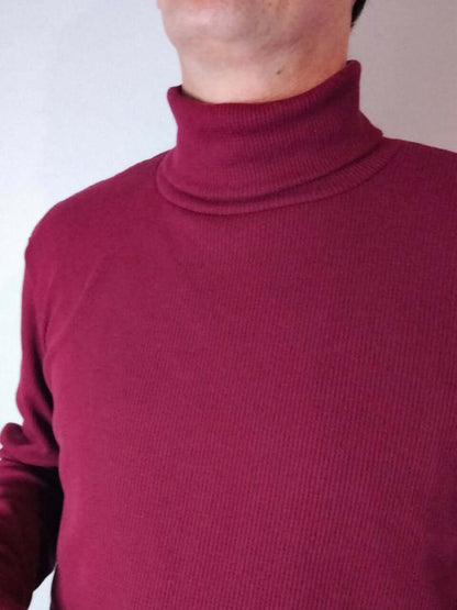 Le pull Socks Duo Homme 38-50 / Garçon 6-16 ans, pull à col montant en maille élastique, patron PDF à télécharger.