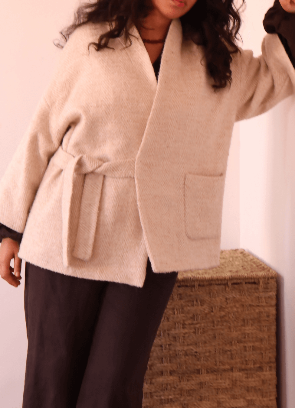 MANTEAU MILDA- 15 taille de 30 à 58 EU, patron de couture pdf à télécharger, manteau élégant avec ceinture, manches 3/4.