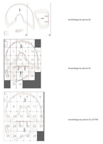 Patron de couture PDF à télécharger pour MONICA Jupe asymétrique-taille de 30 à 58 EU, avec instructions d'assemblage A0, A4, US Letter.