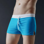 Maillot de bain - XXS - XL - CASANOVA, patron de couture pdf à télécharger, short de bain masculin bleu et blanc