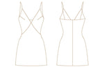 Croquis du patron de couture PDF à télécharger Nuisette- XXS/L - SPRING BLOOM, niveau intermédiaire, tailles XXS à L.