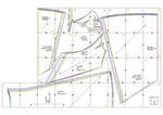Patron de couture PDF à télécharger pour nuisette femme - XXS/L - LA MIA PERLA, guide couture intermédiaire, formats A4/A0/US Letter.