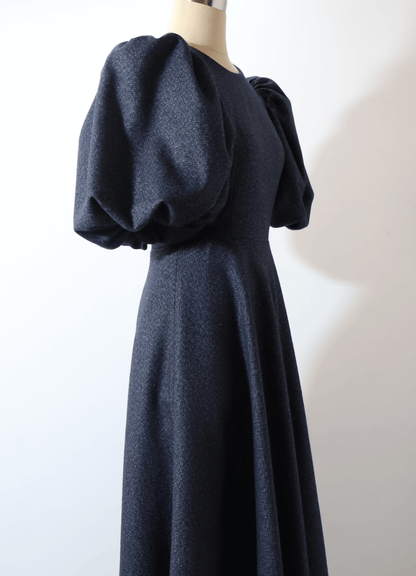 OLGA robe-taille de 30 à 58 EU, patron de couture pdf à télécharger, robe élégante et féminine avec manches bouffantes