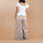 Pack Yasmine Femmes - Top + Pantalon du 32 au 56, patron de couture pdf à télécharger, tenue confortable avec motifs colorés
