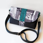 Pack de 3 pochettes et portefeuille – Safran patron de couture pdf à télécharger, pochette bandoulière élégante