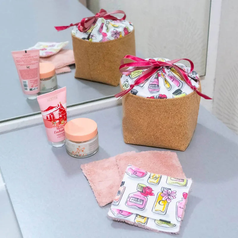Panière refermable et lingettes, 2 formats – Citron, patron de couture pdf à télécharger