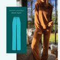Pantalon - Short Aïs | Taille 32 à 52, patron de couture PDF à télécharger, pour moments de fête et détente, confortable et élégant.