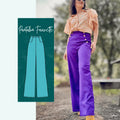 Patron de couture pdf à télécharger - Pantalon - Short - Jupe Fauvette | Taille 32 à 52 en démonstration extérieure