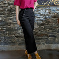 Pantalon - Short - Jupe Fauvette | Taille 32 à 52 - patron de couture pdf à télécharger, modèle taille haute avec boutons.