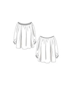 Patron de couture PDF Patron PDF Femme Blouse Tania du 34 au 44 de Lenaline - vue 7