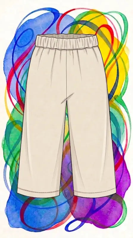 Patron PDF Pantalon Rigotte Enfant du 12 mois au 14 ans, patron de couture pdf à télécharger, pantalon pour enfants.