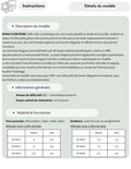 Patron PDF Robe MONA FLOW du 30 au 58, robe fluide avec col montant et manches longues asymétriques