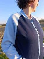 Patron PDF Sweat ALPIN Adulte du XXS au 6XL en plein air, modèle zippé, comfortable, patron de couture pdf à télécharger