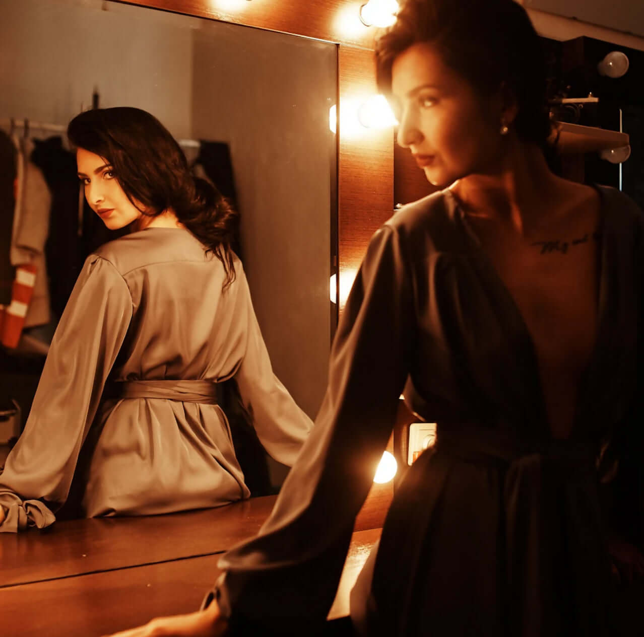 Peignoir - XS/XL - CLASSY DITA, élégant dans une loge éclairée, patron de couture pdf à télécharger, tailles XS à XL