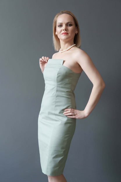 Robe ABSTRACTICA - Patron couture PDF du XXS au XXL, patron de couture pdf à télécharger, modèle porté élégant pour occasions variées.