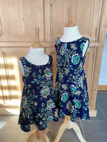 Robe Cylia Enfants sur mannequins, patron de couture pdf à télécharger