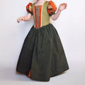 Robe Princesse Margaux Enfants, inspirée du Moyen Âge et de la Renaissance, patron de couture pdf à télécharger disponible.