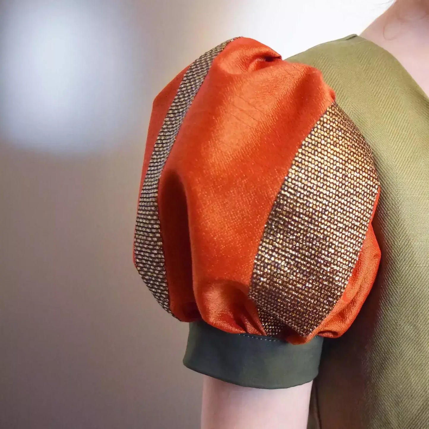 Manche ballon de la Robe Princesse Margaux Enfants avec patron de couture pdf à télécharger