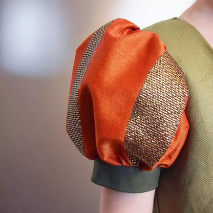 Manche ballon de la Robe Princesse Margaux Enfants avec patron de couture pdf à télécharger