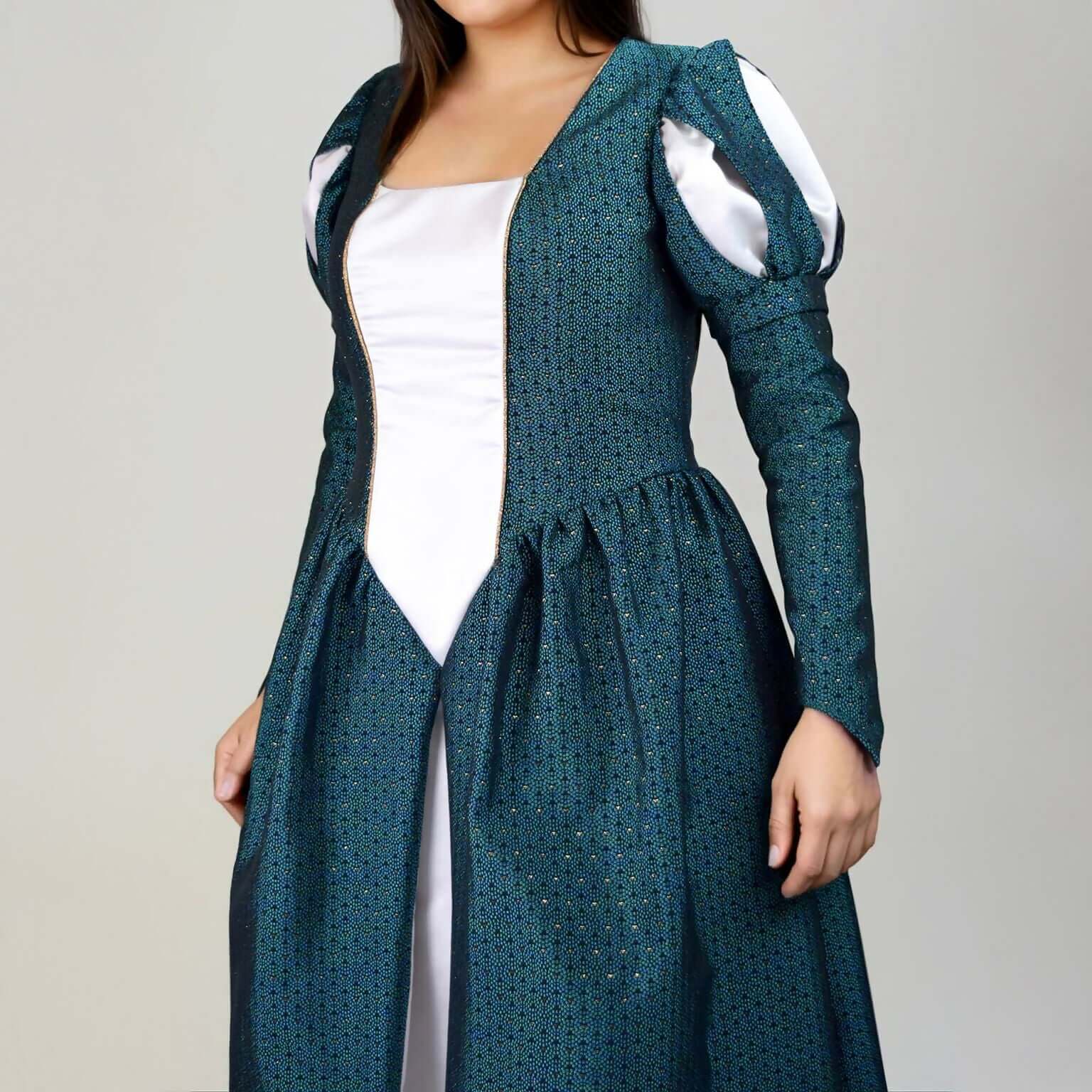 Robe Princesse Margaux Femmes avec corsage ajusté et jupe ample, patron de couture pdf à télécharger.