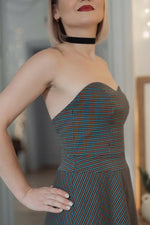Robe - XS - L - AMELY bustier, patron de couture pdf à télécharger, vue de profil intermédiaire
