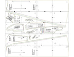 Patron de couture PDF à télécharger pour Robe - XS-L - DARK LAGUNA, illustration de motifs et guide de couture, tailles XS à L.