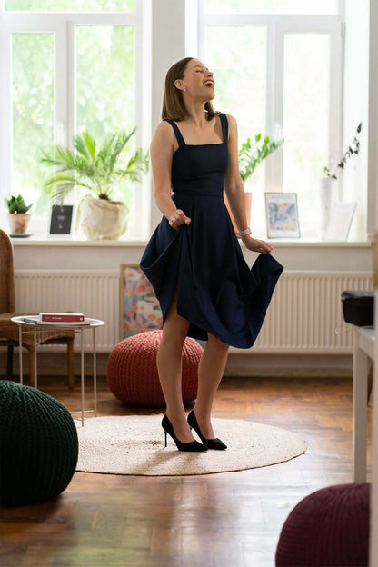 Robe - XS\XL - CLÉ du SUCCÈS en scène, patron de couture PDF à télécharger pour couturiers intermédiaires, format A4/A0/US Letter.