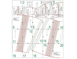Diagramme du patron de couture PDF à télécharger pour la "Robe - XS\XL - CLÉ du SUCCÈS", niveaux intermédiaire, formats A4/A0.