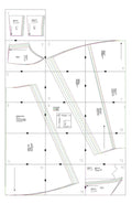 Patron de couture pdf à télécharger - Robe - XS/XL - DELPHINIUM, 16 pages format A4, niveau intermédiaire, sans marges de couture.
