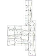 Patron de couture pdf à télécharger pour Robe - XXS - XL - SIRENA, format A4/A0/US Letter, niveau intermédiaire.